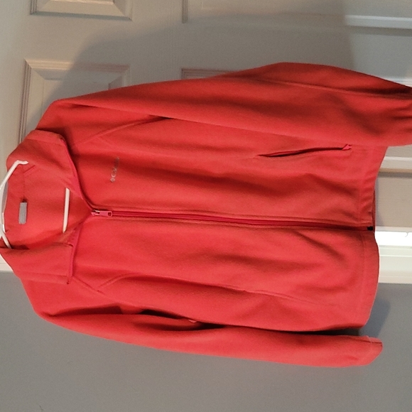 Columbia | Jackets & Coats | Large Bright Pink Columbia Fleece | Poshmark